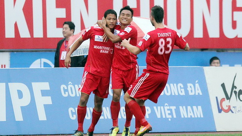 Vòng 10 V-League 2012: Hải Phòng lại thua