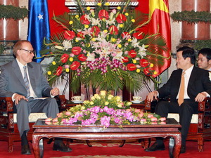 Chủ tịch nước tiếp Bộ trưởng Ngoại giao Australia