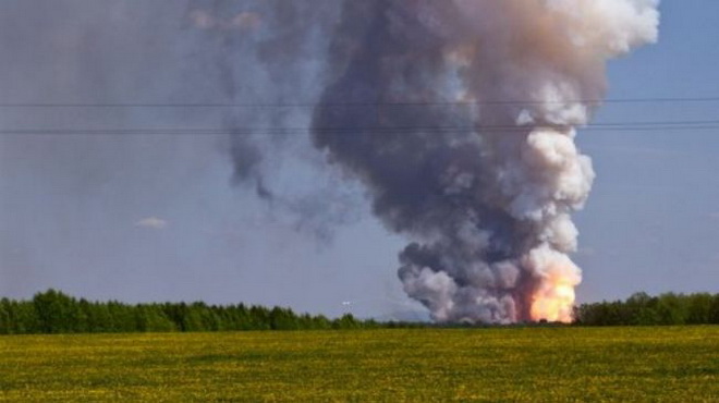 Nổ kho vũ khí ở Nga, 6 người thiệt mạng