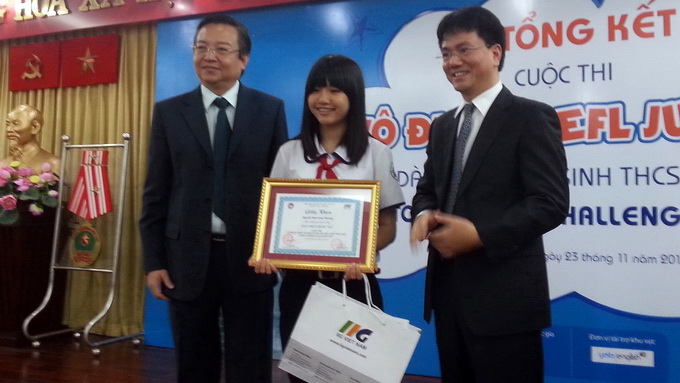 Nguyễn Đình Song Phương: quán quân cuộc thi TOEFL Junior 2013