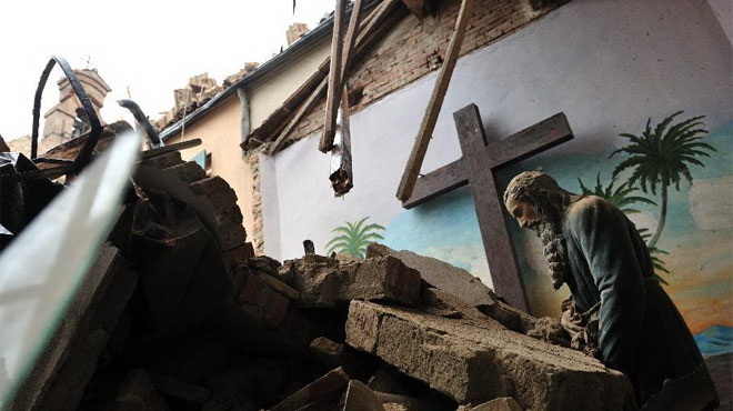 Ý ban bố tình trạng khẩn cấp ở khu động đất