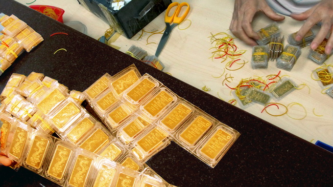 Giá vàng trong nước cao hơn thế giới 1,7 triệu đồng/lượng 