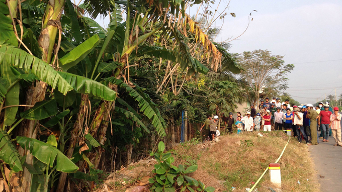 Ph&aacute;t hiện x&aacute;c chết đang ph&acirc;n hủy trong bụi chuối