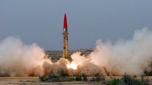 Pakistan thử tên lửa có thể mang đầu đạn hạt nhân