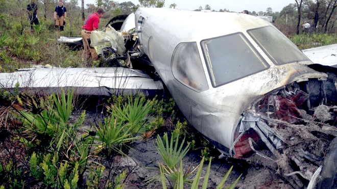 Mỹ: rơi máy bay, sáu người chết 