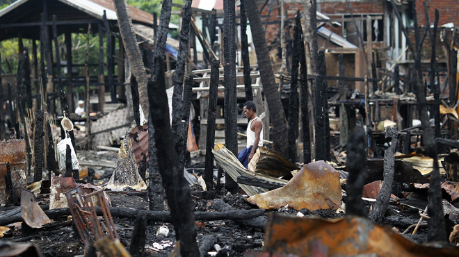 Myanmar bắt 30 nghi phạm gây bạo loạn sắc tộc