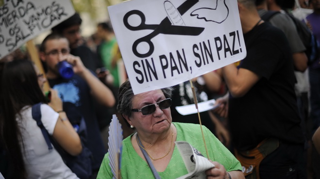 Tây Ban Nha: biểu tình phản đối thắt lưng buộc bụng