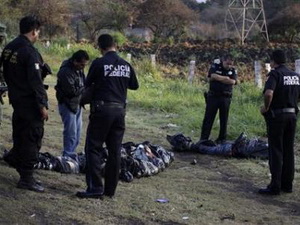 Mexico: Phát hiện 17 thi thể nam giới bị hành quyết