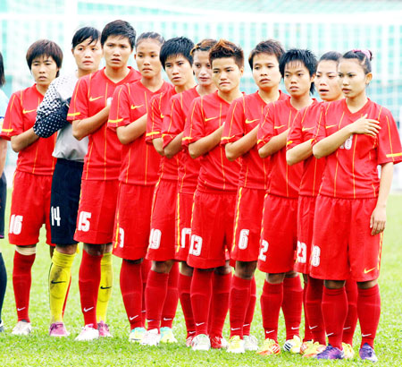 Giải bóng đá nữ vô địch Đông Nam Á 2012: Tuyển Việt Nam vào bán kết- Còn một chút ưu tư