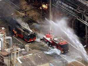 Nổ nhà máy hoá chất tại Nhật, ít nhất một người chết