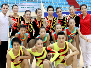 Khai mạc Giải vô địch Sport Aerobic toàn quốc 2012