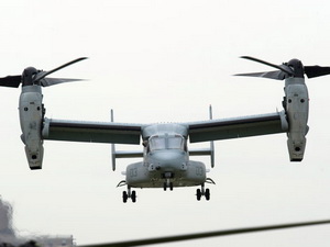 Mỹ triển khai xong 12 máy bay Osprey tới Okinawa