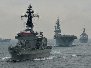 Nhật Bản tập trận lớn phô diễn sức mạnh hải quân