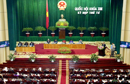 Quốc hội th&ocirc;ng qua kế hoạch ph&aacute;t triển KT-XH năm 2013