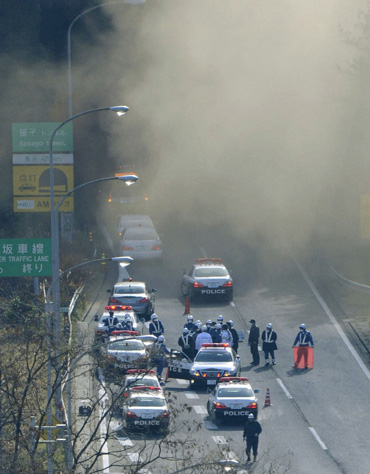 Sập đường hầm ở Nhật, 5 người chết