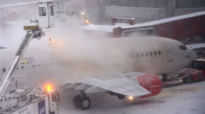 Bão tuyết làm tê liệt sân bay chính ở Thụy Điển