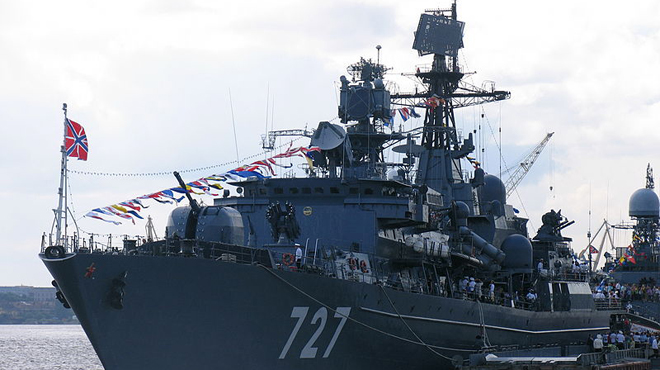 Nga điều tàu chiến mới đến Địa Trung Hải 