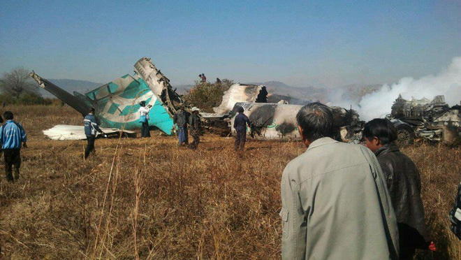 Myanmar: rơi máy bay, 2 người chết, 11 người bị thương