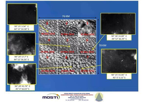 Phát hiện 122 vật thể nghi của MH370