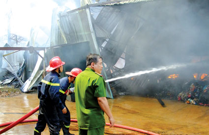 Tăng cường phòng chống cháy nổ, thiên tai, cứu nạn