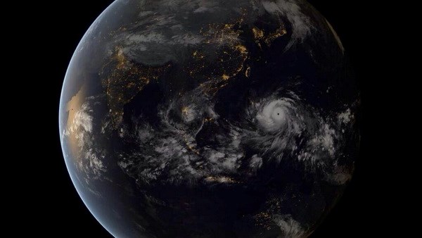 Bản tin về siêu bão Hải Yến trưa 10-11-2013