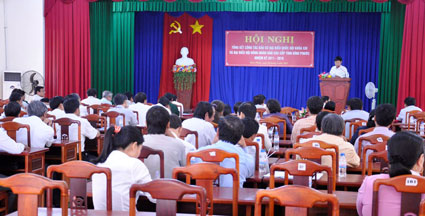 Trên 73% cử tri tỉnh Bình Phước đã tiến hành bỏ phiếu