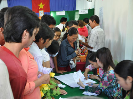 Trên 96% cử tri trong tỉnh đã hoàn thành việc bỏ phiếu