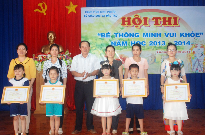 Đồng Xoài về nhất hội thi “Bé thông minh vui khỏe”