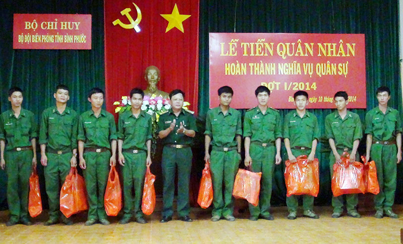 139 chiến sĩ bi&ecirc;n ph&ograve;ng ho&agrave;n th&agrave;nh nghĩa vụ qu&acirc;n sự