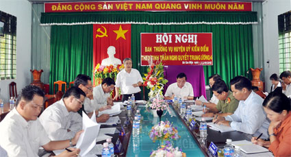 Kết quả bước đầu việc triển khai thực hiện Nghị quyết Trung ương 4 ở huyện B&ugrave; Gia Mập