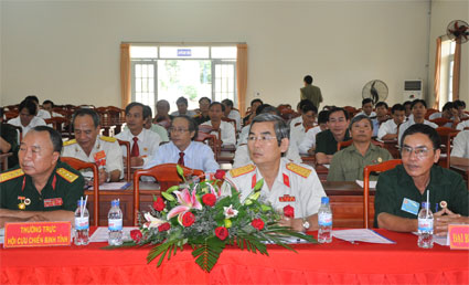 Đại hội Hội Cựu chiến binh tỉnh sẽ diễn ra trong qu&yacute; III năm 2012