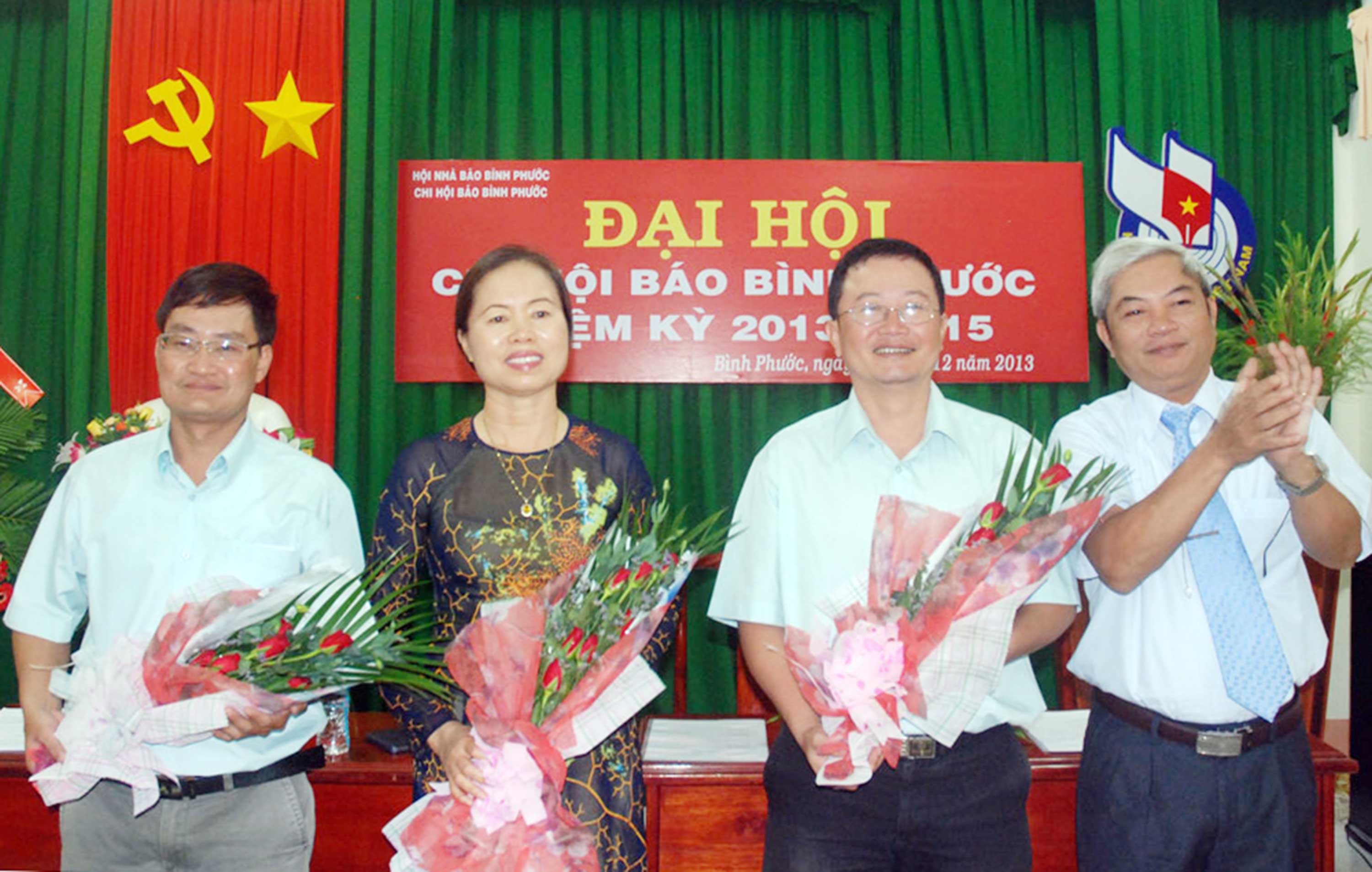 Chi hội nh&agrave; b&aacute;o B&aacute;o B&igrave;nh Phước tổ chức đại hội nhiệm kỳ 2013-2015