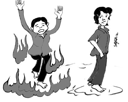 Chồng đốt vợ - kẻ thủ &aacute;c vẫn nhởn nhơ ngo&agrave;i v&ograve;ng ph&aacute;p luật