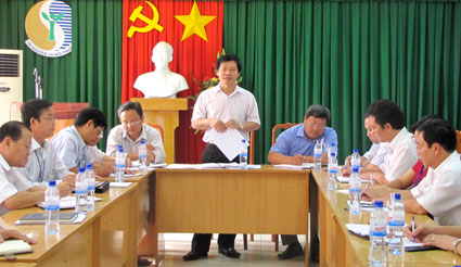 Kiểm tra thực hiện chương trình năng lực cạnh tranh tại Sở Tài nguyên và Môi trường