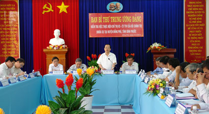 Chuyển biến từ học v&agrave; l&agrave;m theo B&aacute;c ở Đồng Ph&uacute;