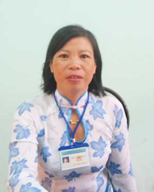 Cô giáo Trần Thị Nhung tiên phong thi đua dạy học