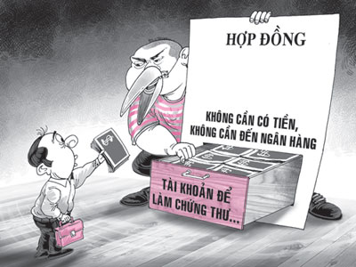 Sập bẫy ‘cò’ ngân hàng