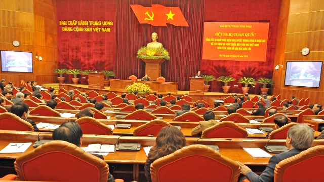  Khai mạc Hội nghị to&agrave;n quốc Tổng kết 15 năm thực hiện Nghị quyết Trung ương 5 (kh&oacute;a VIII) 