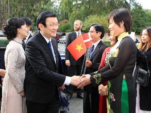 Chủ tịch nước tiếp tục c&aacute;c hoạt động thăm Đan Mạch