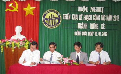 Cục Thống k&ecirc; tỉnh tổng kết hoạt động năm 2012