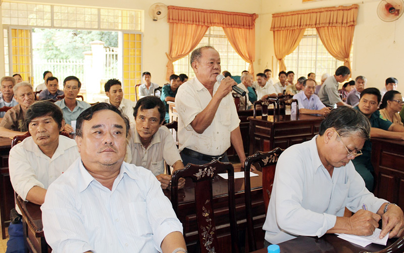 Cử tri kiến nghị đẩy nhanh tiến độ thi c&ocirc;ng QL13