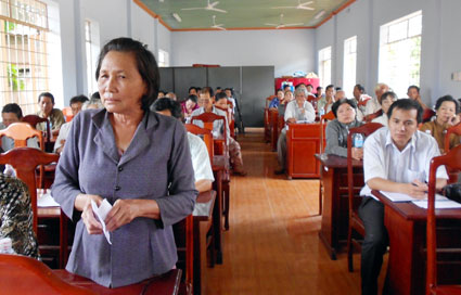 Cử tri TX. Phước Long: Kiến nghị nhiều vấn đề về an sinh x&atilde; hội