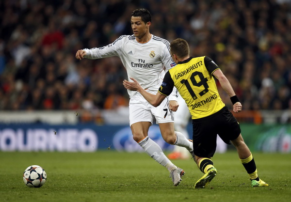Ronaldo có thể vắng mặt khi Real Madrid tái đấu Dortmund