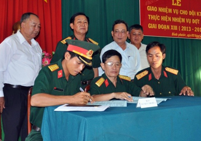 Đội K72 l&ecirc;n đường l&agrave;m nhiệm vụ đợt 1 giai đoạn 2013-2014