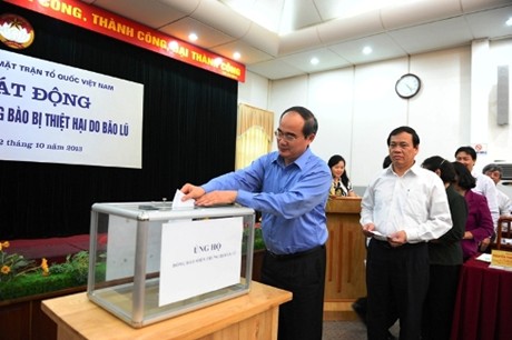 Mặt trận Tổ quốc VN k&ecirc;u gọi gi&uacute;p đỡ đồng b&agrave;o miền Trung