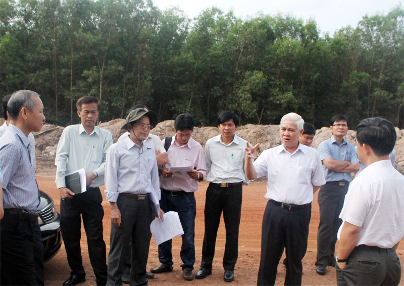 Đường Minh Hưng - Đồng Nơ triển khai khó khăn vì thiếu nguồn đá