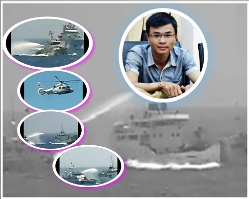 Ho&agrave;ng Sa s&aacute;ng 14-5: CSB Việt Nam &aacute;p s&aacute;t gi&agrave;n khoan, t&agrave;u Trung Quốc đi&ecirc;n cuồng cản ph&aacute;