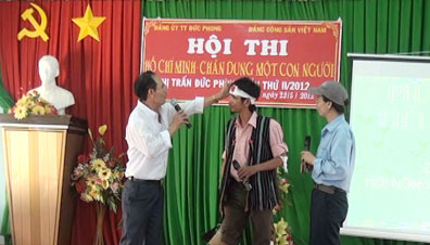 Thị trấn Đức Phong thi t&igrave;m hiểu về Chủ tịch Hồ Ch&iacute; Minh