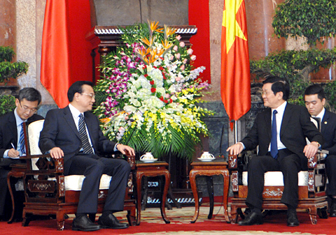 L&atilde;nh đạo Đảng, Nh&agrave; nước, Quốc hội tiếp Thủ tướng Trung Quốc