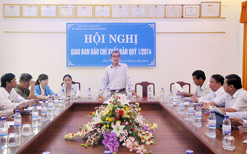 H&ocirc;̣i nghị giao ban báo chí - xu&acirc;́t bản quí I-2014